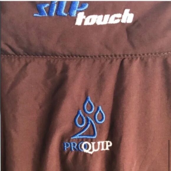 Men’s Silk Touch ProQuip Black Windbreaker Jacket - Picture 3 of 8